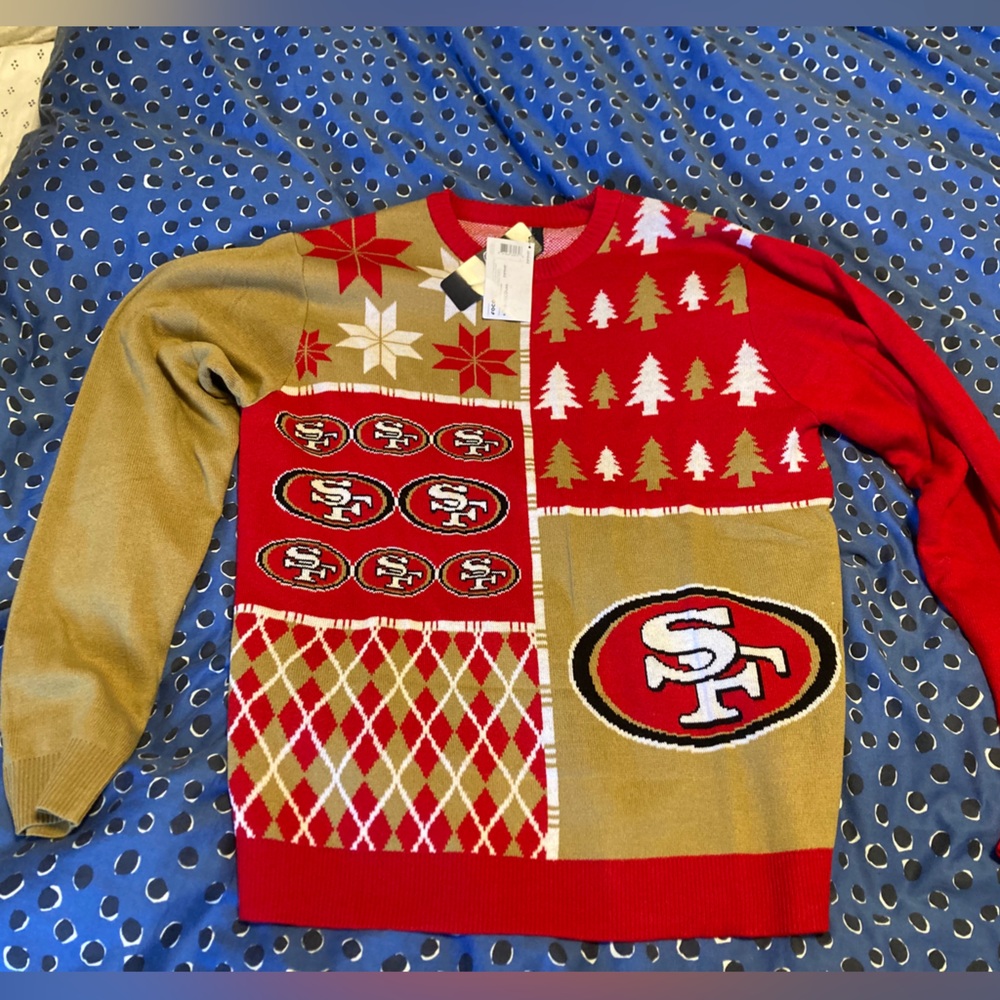 Ugly 49ers Holiday Christmas Sweater New NWT Large L